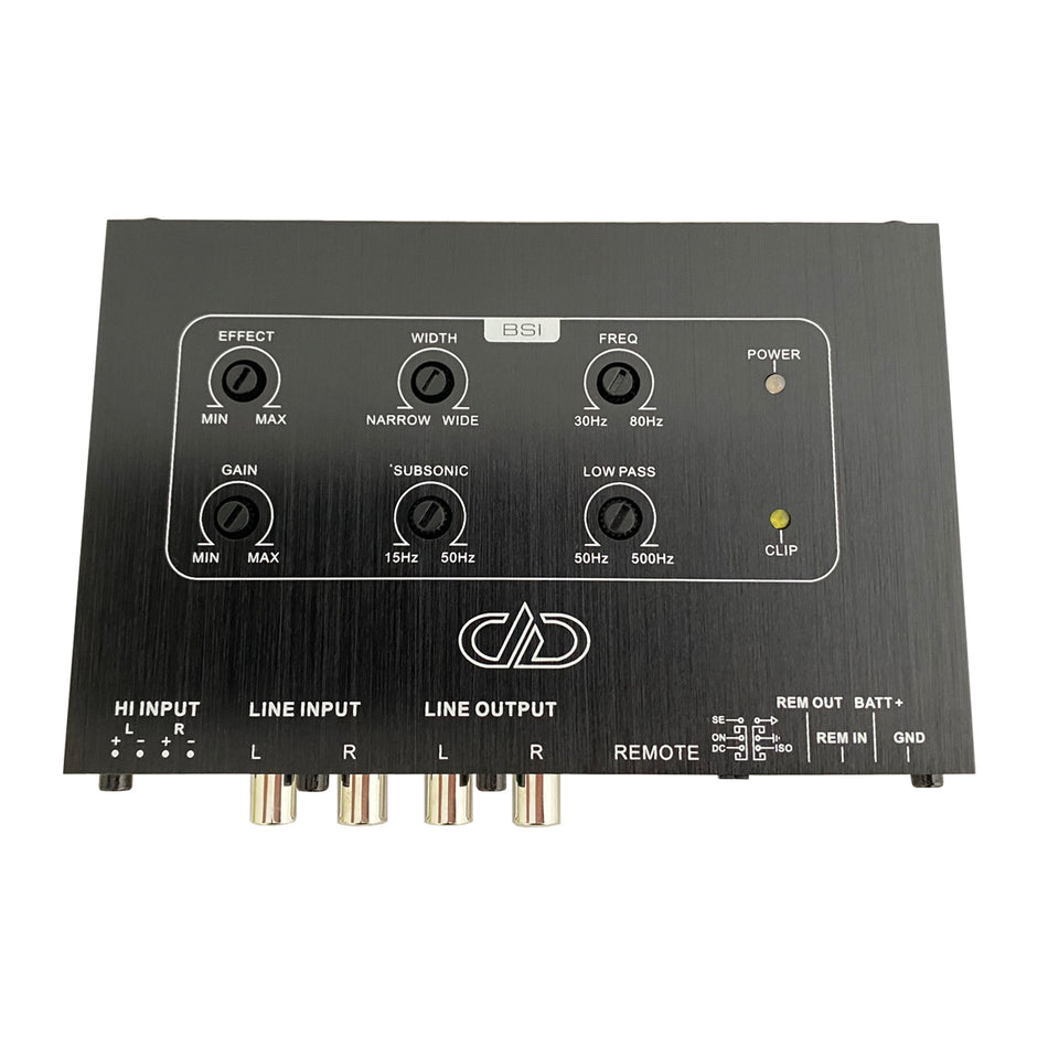 DD Audio BSI-1 høy til lavnivå bass konverter 0,5 - 40V -NY!