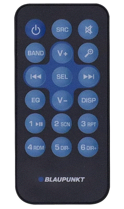 Blaupunkt Fjernkontroll