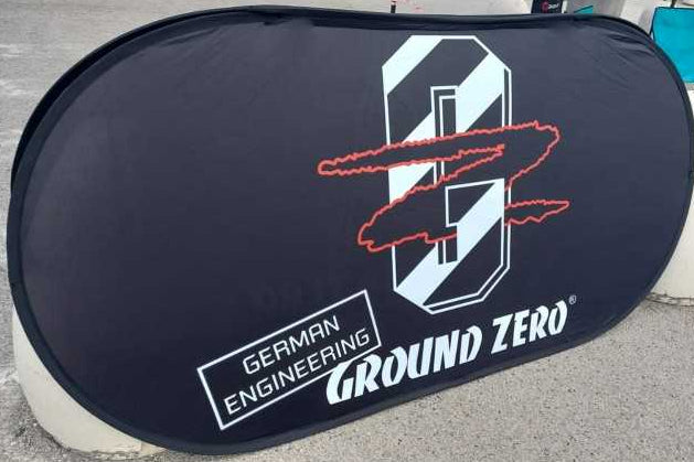 Ground Zero POP UP DISPLAY 200x100 cm