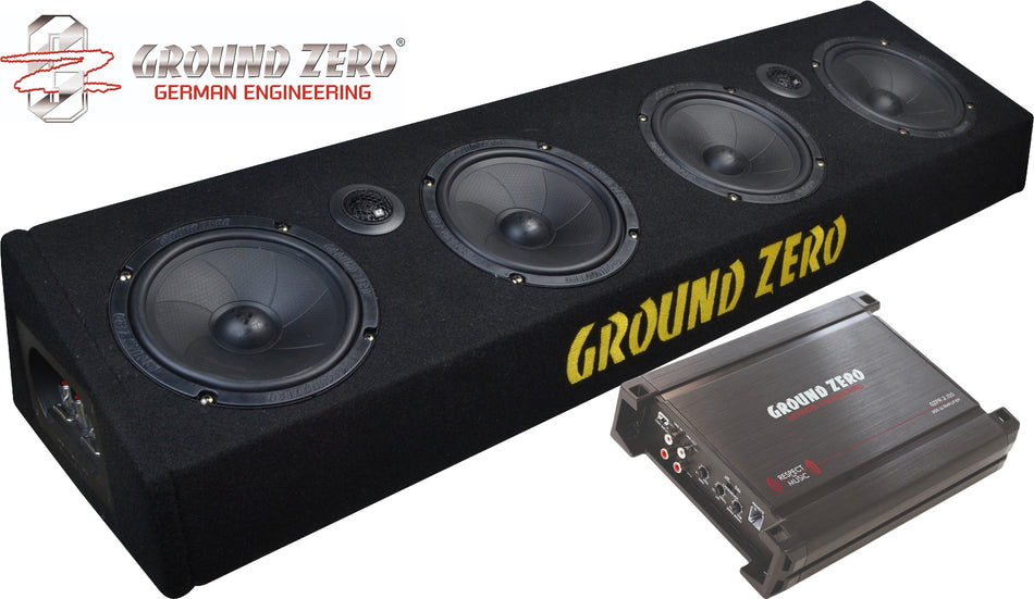 Ground Zero GZIB 2.165-TT20 Raggarplanke + forsterker - NY!