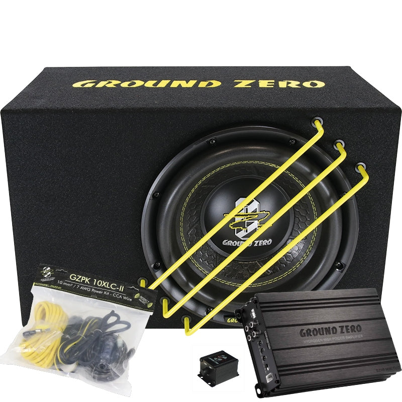 Ground Zero Basspakke 10" Radioactive SPL
