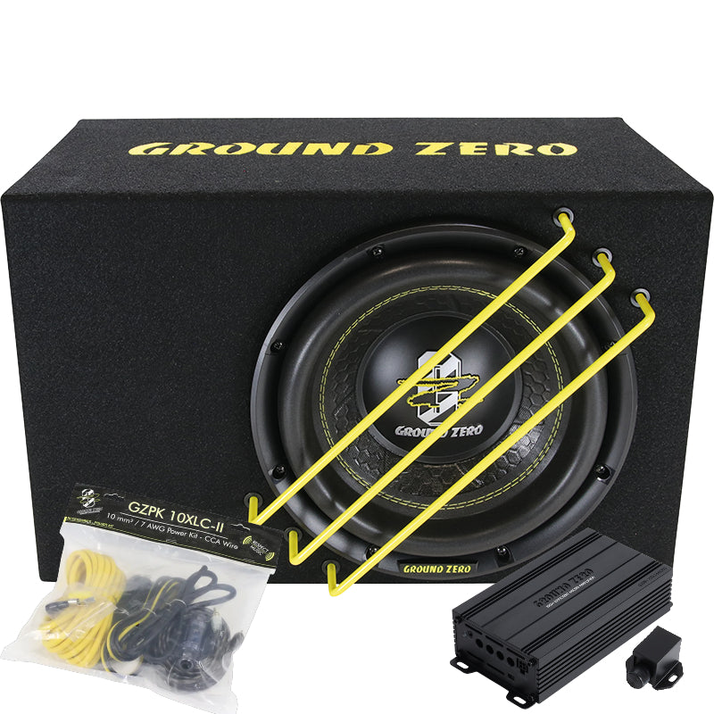 Ground Zero Basspakke 10" Radioactive SPL 2026