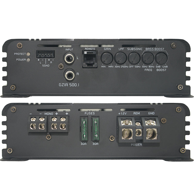 Ground Zero GZIA 500.1 580W @ 1 Ohm - NY!