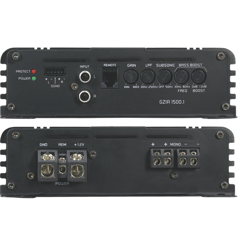 Ground Zero GZIA 1500.1 1530W @ 1 Ohm - NY!