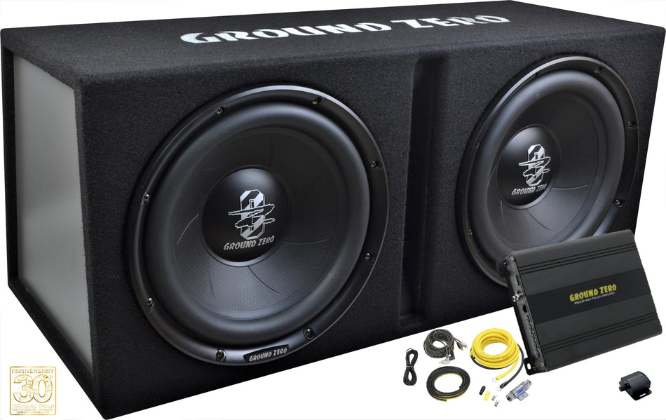 Ground Zero 2x12" Iridium Basspakke - NY!