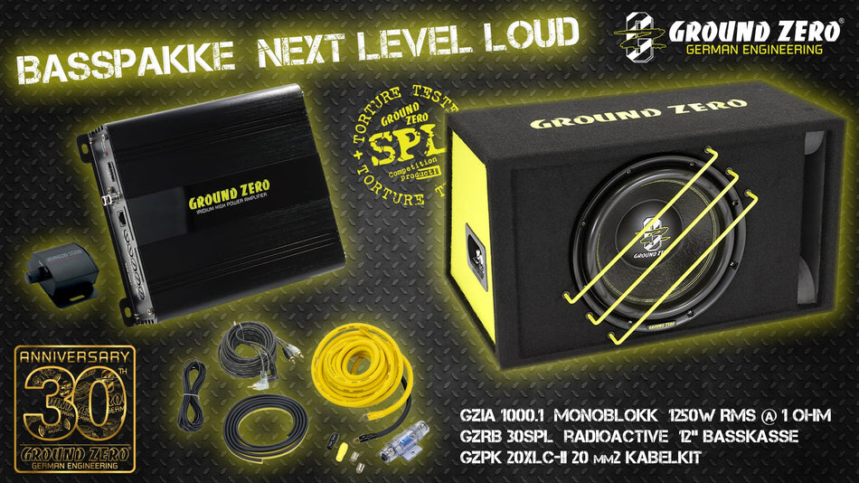 Ground Zero Next Level Loud Basspakke - NY!