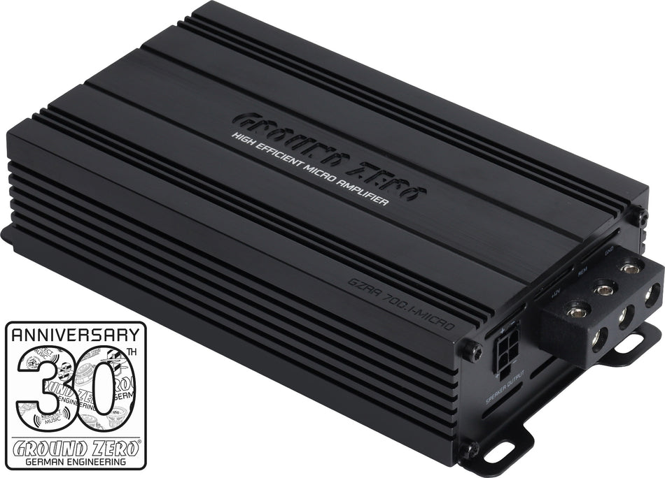 Ground Zero GZRA 700.1-MICRO 700W @ 1 Ohm - NY!