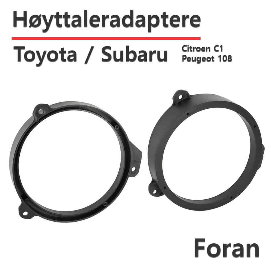 ACV Toyota/Subaru høyttaleradapter (165mm)