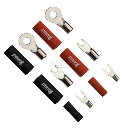 4 CONNECT 10mm2 koblingsett forsterker