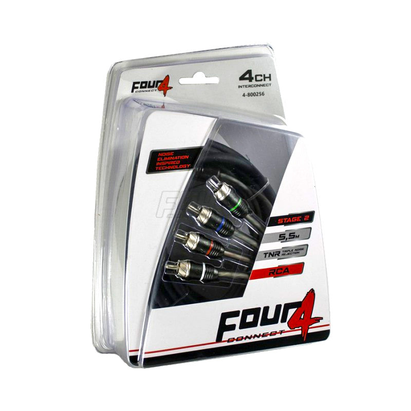 4 CONNECT STAGE 2 RCA 4 leder 5,5 meter