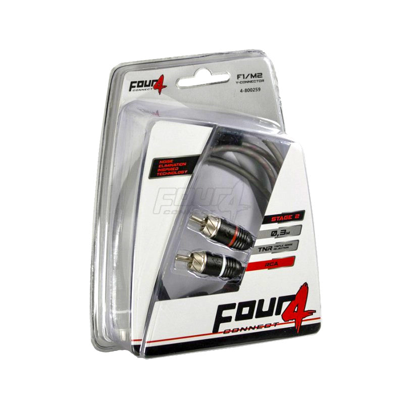 4 CONNECT STAGE 2 RCA Y-ledd (Y2) 30cm