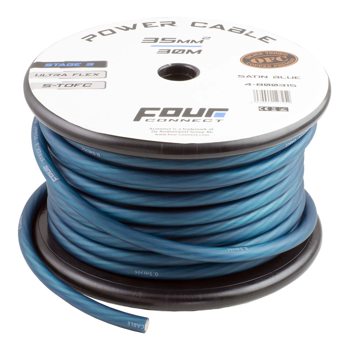 4 CONNECT Stage 3, 35mm2 S-TOFC (sølvbelagt OFC-kabel)