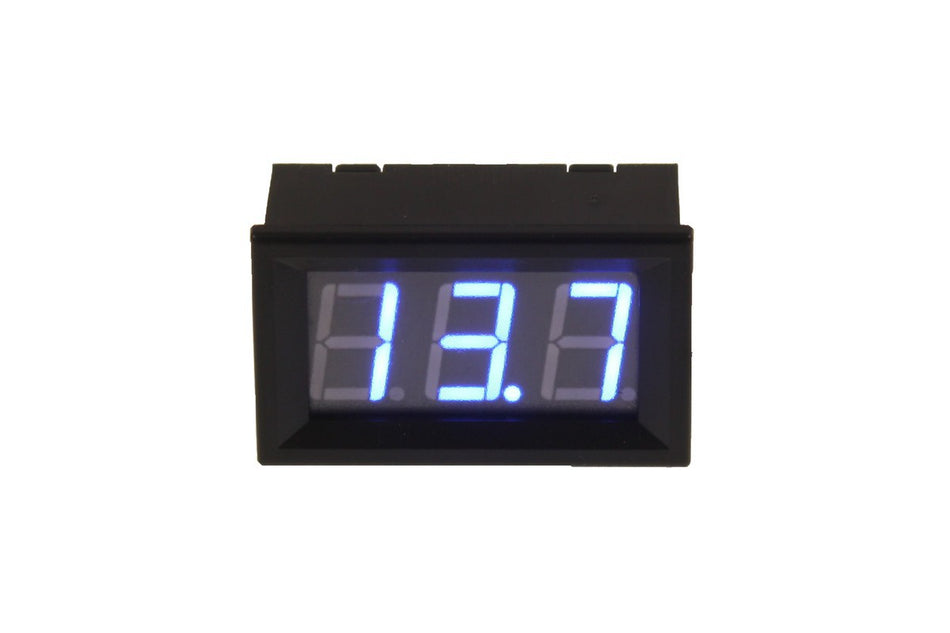4POWER Voltmeter, 6 til 30V, blå