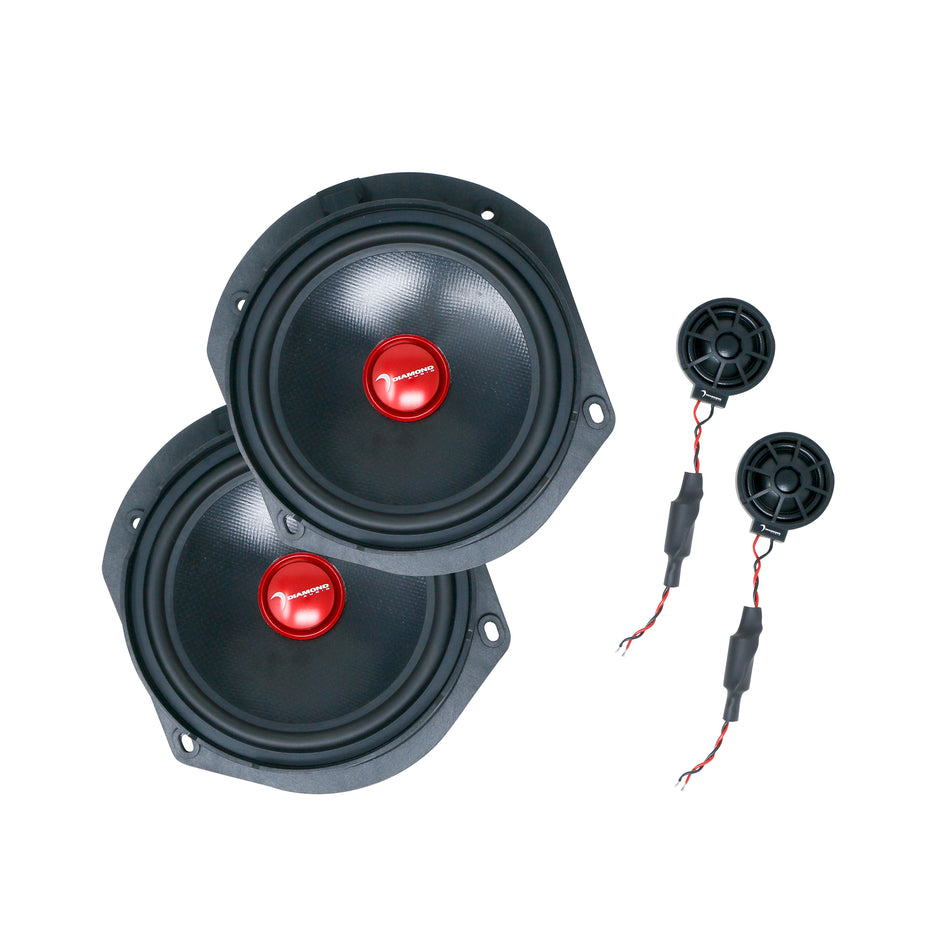 Diamond Audio S-65C Tesla model S komponentsystem