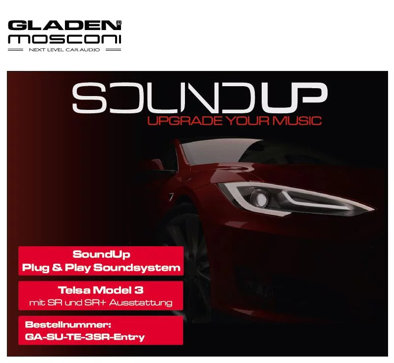 GLADEN SoundUP Tesla Model 3, GA-SU-TE-3SR-ENTRY