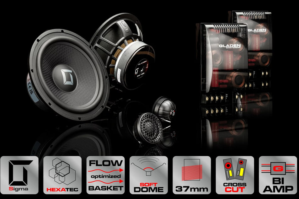 GLADEN SIGMA 165.2, 175W RMS