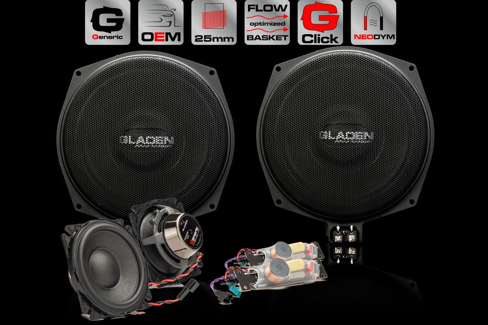 GLADEN Generic BMW 3 veis Plug and Play kit - NY!