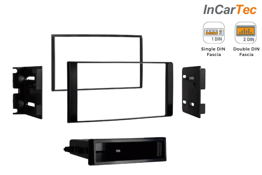 InCarTec Monteringskit 2-DIN