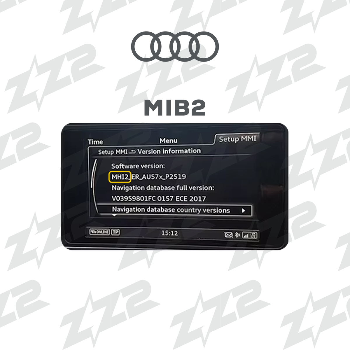 ZZ2 ITB-MIB2-83, trådløs CarPlay og Android Auto adapter, Audi med MIB2 STD og 8,3" skjerm (bilde 3)