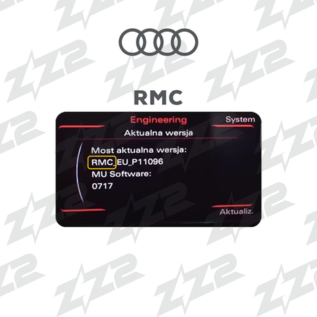 ZZ2 DZZ-RMC-Q3-8U-10-UHD, 10,25" skjerm med trådløs CarPlay, Audi Q3 (8U) 2012-2018 med RMC-system uten navigasjon (bilde 2)