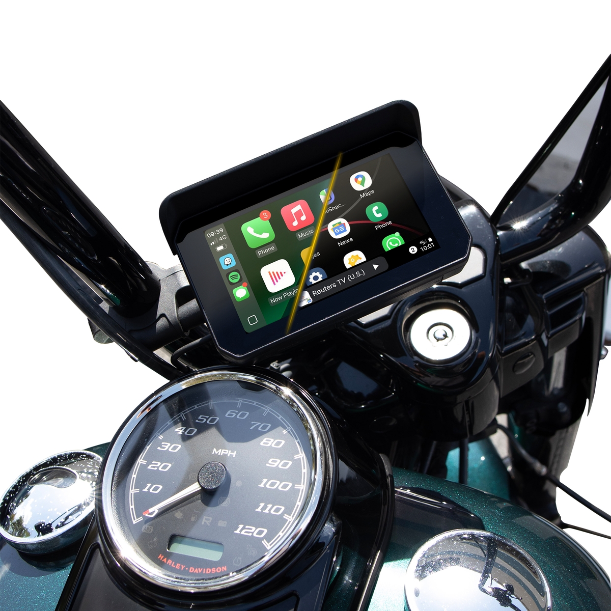 ZZ2 Bike2Play with DVR, 5" skjerm med CarPlay og Android Auto (bilde 5)