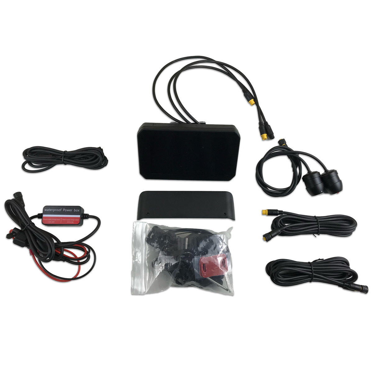 ZZ2 Bike2Play with DVR, 5" skjerm med CarPlay og Android Auto (bilde 4)