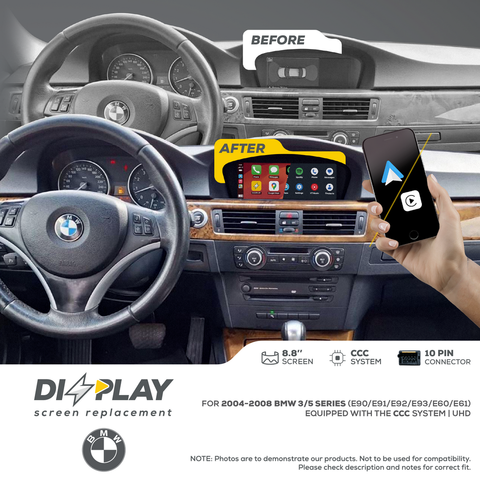 ZZ2 DZZ-CCC-3S-5S-8-UHD, 8,8" skjerm med trådløs CarPlay