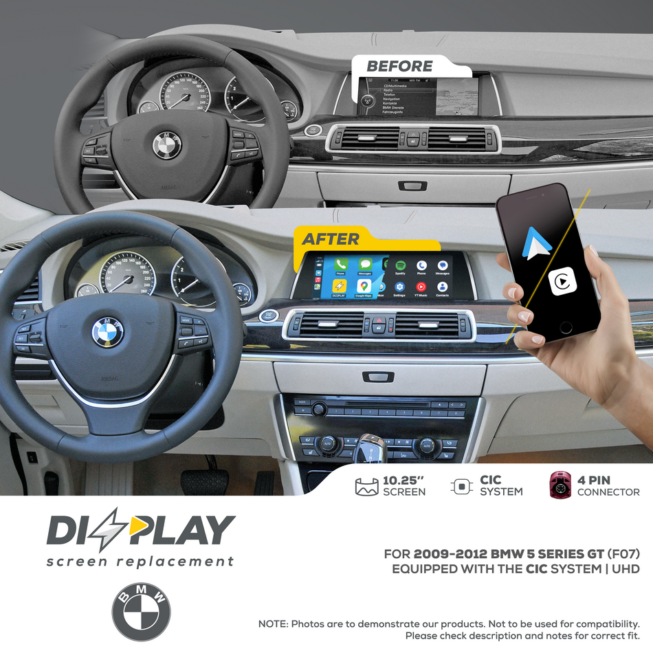 ZZ2 DZZ-CIC-5SGT-F07-10-UHD, 10,25" skjerm, trådløs CarPlay