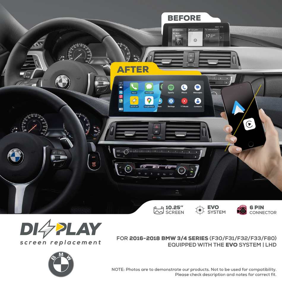 ZZ2 DZZ-EVO-3S-4S-F3X-10-LHD, 10,25" skjerm med CarPlay