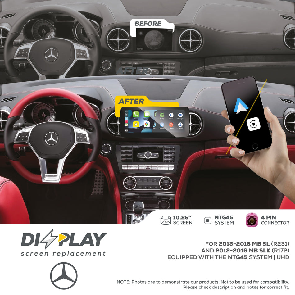 ZZ2 DZZ-NTG45-SL-R231-10-UHD, 10,25" skjerm, trådløs CarPlay