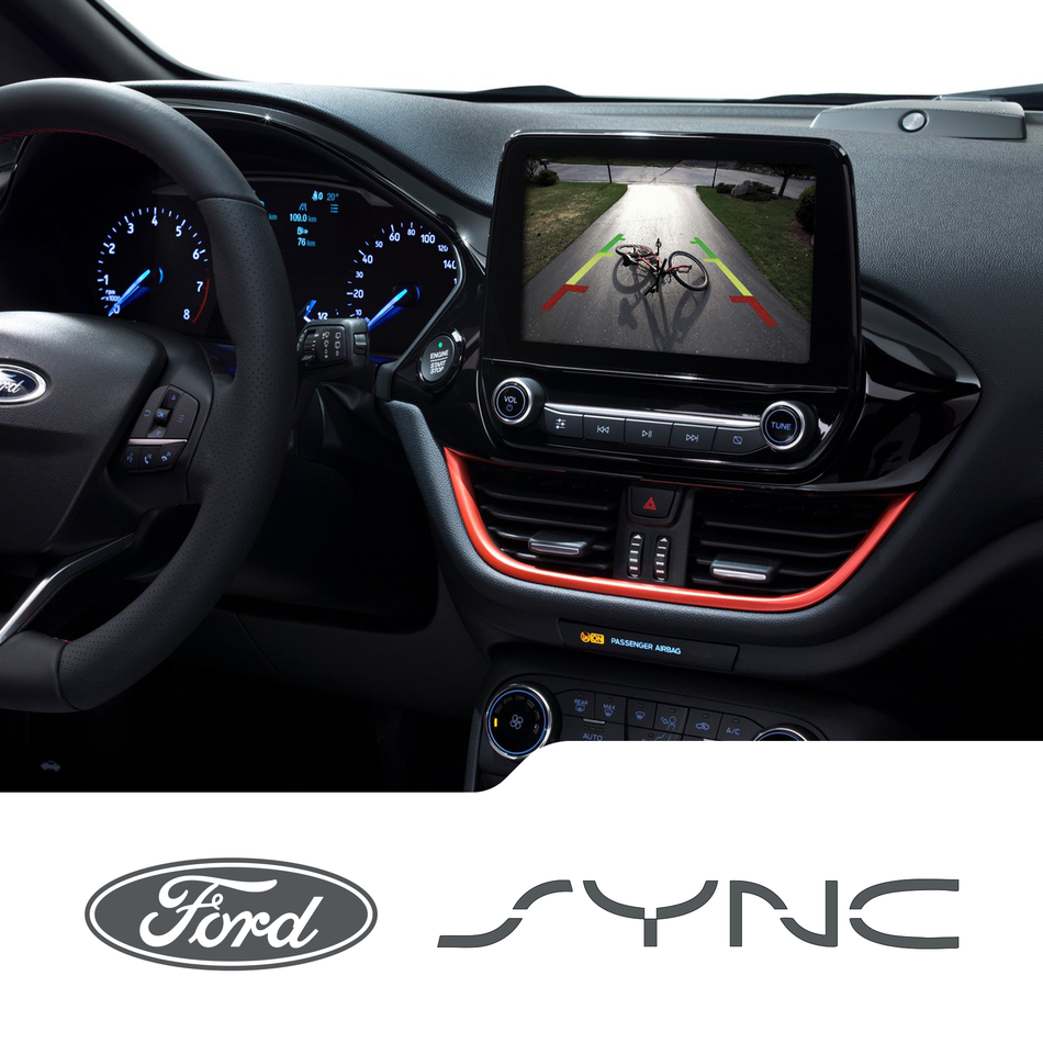 ZZ2 ZZO-SY25-EU, aktivator for ryggekamerainngang, Ford med SYNC 2.5 (3.2), plug and play, NTSC