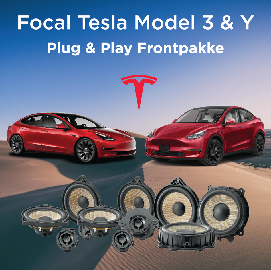 Nivå 2 - Focal Inside Tesla 3 & Y Frontpakke