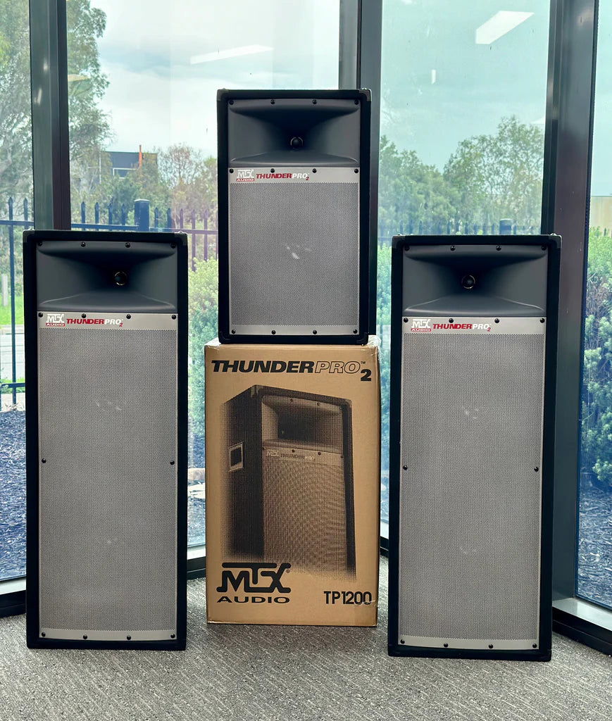 MTX Audio TP2400 ThunderPro 200W RMS 2 x 12" 3 veis høyttaler