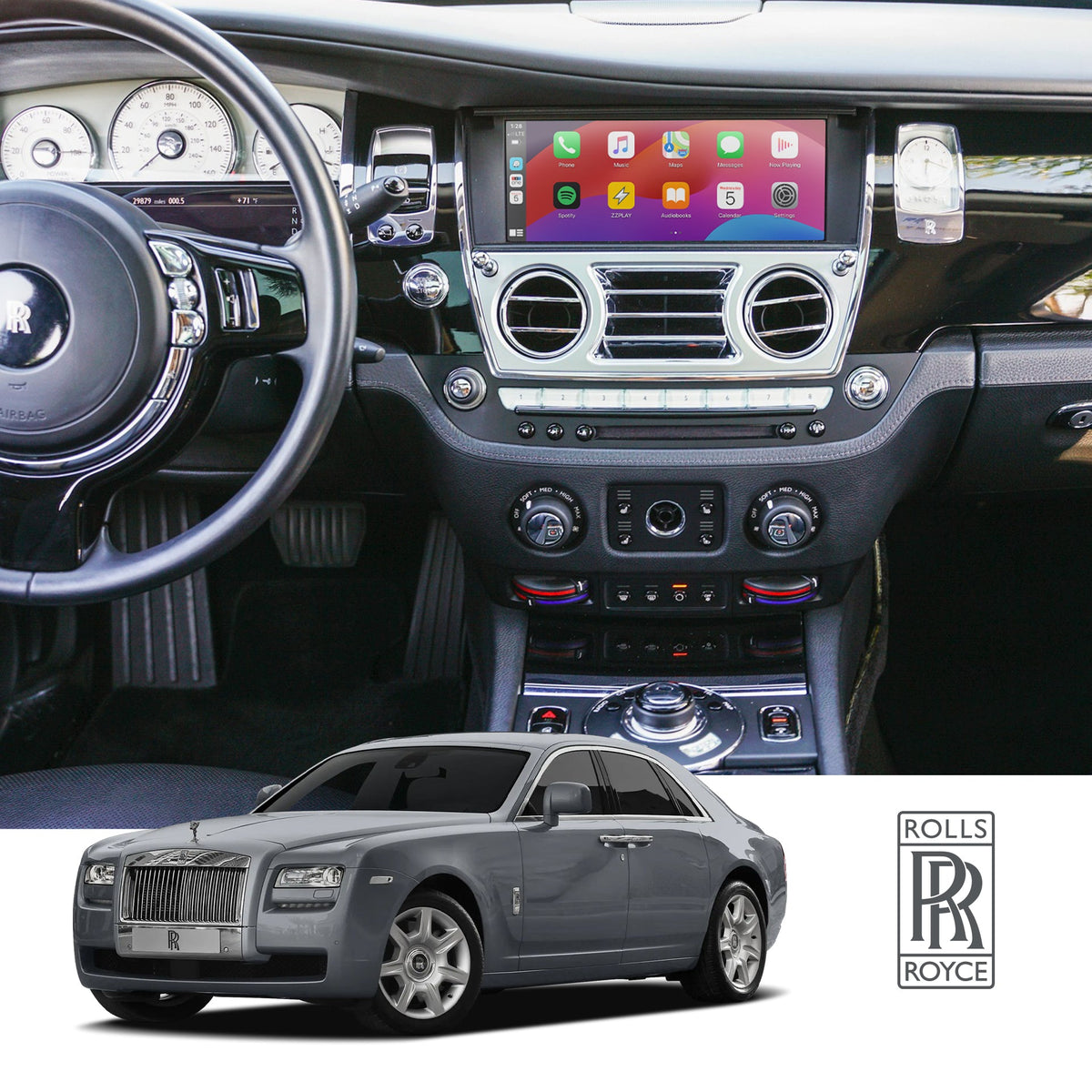 ZZ2 ITB-CIC, trådløs CarPlay og Android Auto adapter, BMW, Mini og Rolls-Royce med CIC-system (bilde 6)