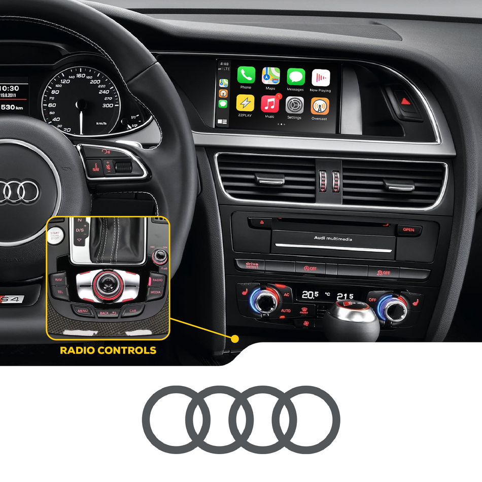 ZZ2 IT3-MMI3G-A4, trådløs CarPlay og Android Auto adapter
