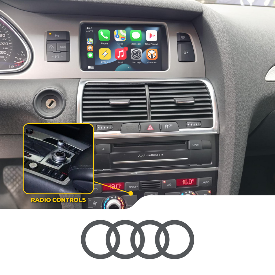 ZZ2 IT3-MMI3G-A6/Q7, trådløs CarPlay og Android Auto adapter