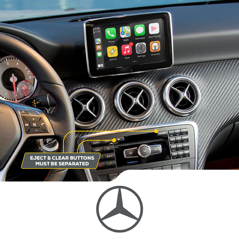 ZZ2 ITB-NTG45, trådløs CarPlay og Android Auto adapter, Mercedes-Benz med NTG 4.5 eller NTG 4.7 system