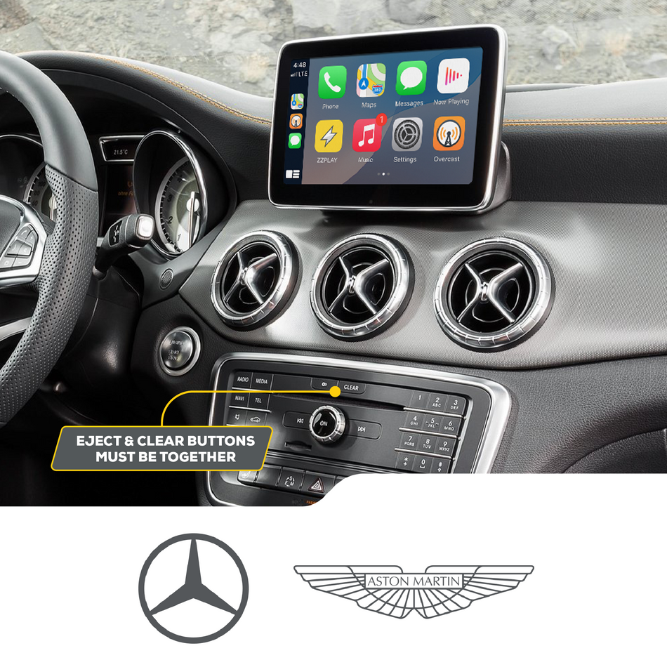 ZZ2 ITB-NTG5, trådløs CarPlay og Android Auto adapter, Mercedes-Benz og Aston Martin med NTG5/5.1/5.2