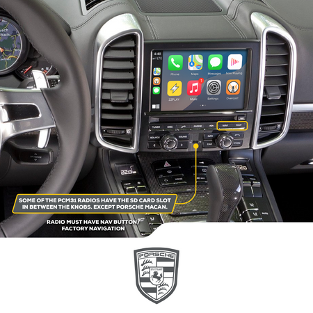 ZZ2 IT3-PCM31A, trådløs CarPlay og Android Auto adapter, Porsche med PCM 3.1 og original navigasjon