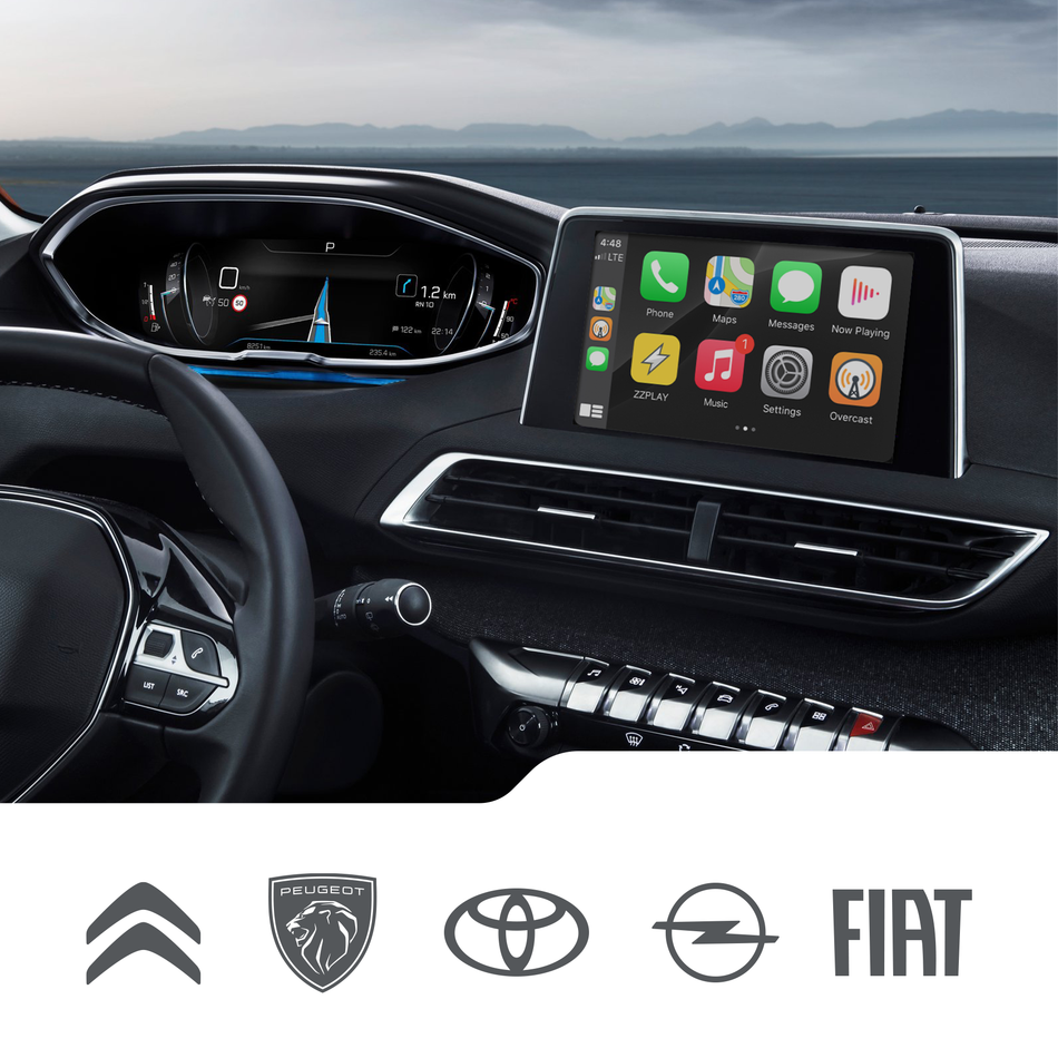 ZZ2 ITP-NAC, trådløs CarPlay og Android Auto adapter