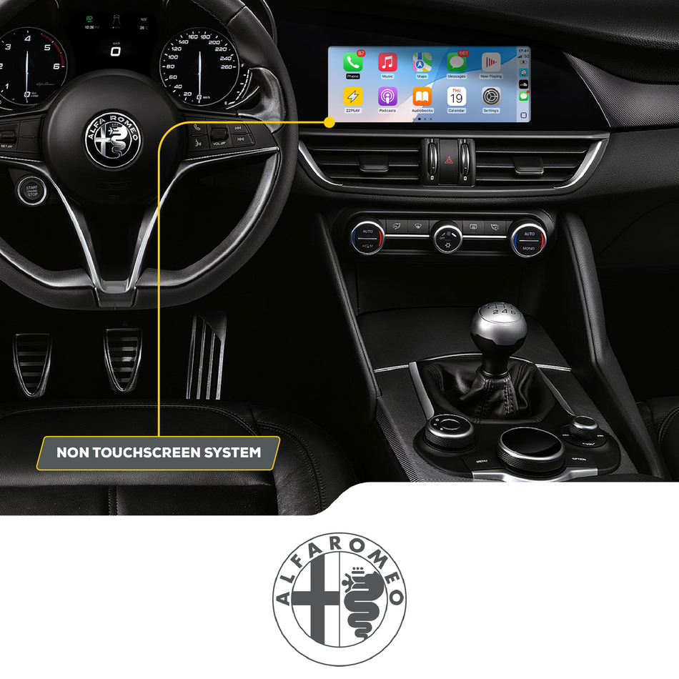 ZZ2 ITZ-ALFA-A, trådløs CarPlay og Android Auto adapter