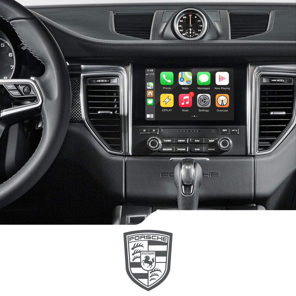 ZZ2 ITB-PCM4-C, trådløs CarPlay og Android Auto adapter, Porsche med PCM4-system og rammeløs skjerm