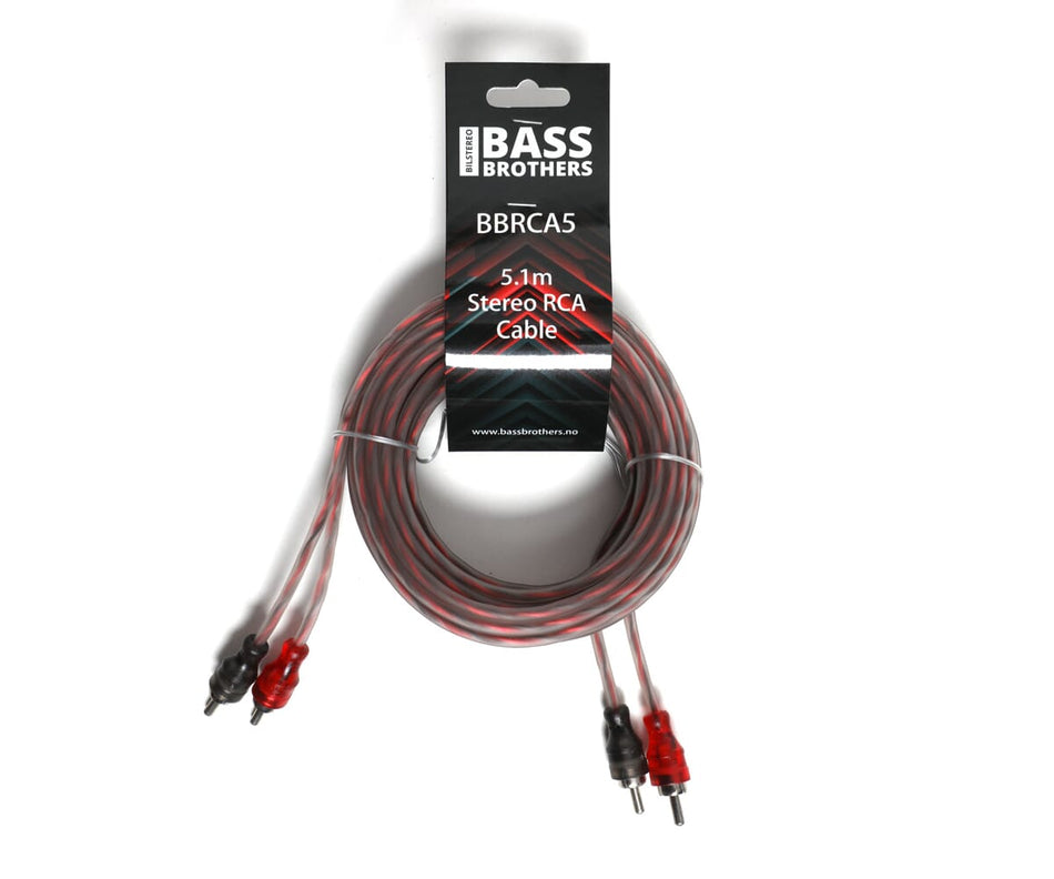 Bass Brothers signalkabel - 5,1m