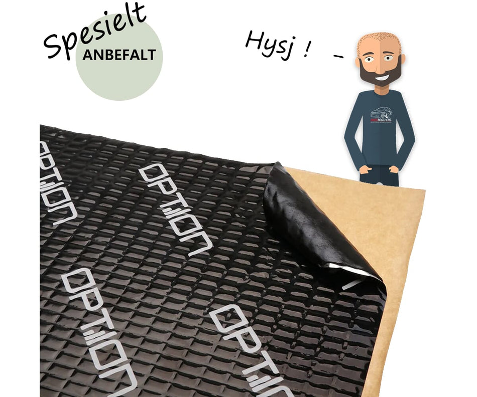 Option Alu-butyl dempematte, STK