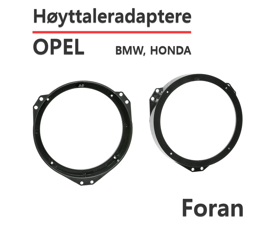 ACV Opel / BMW / Honda høyttaleradaptere (165mm)