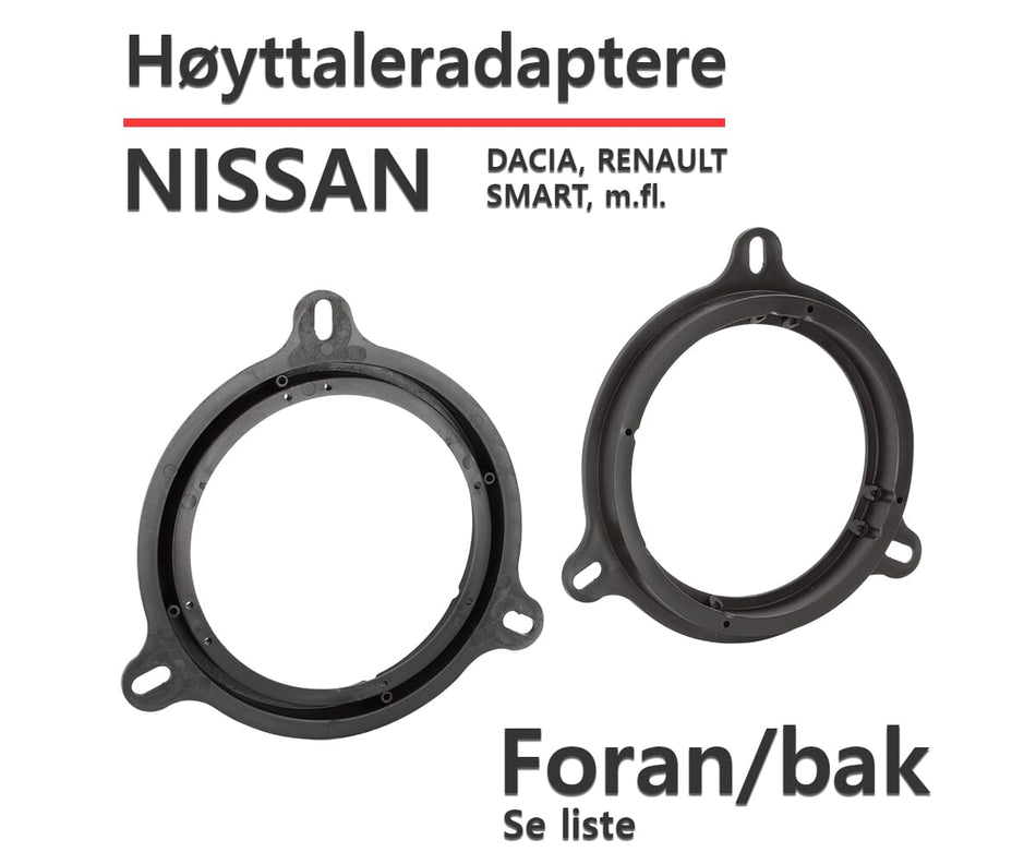ACV Høyttaleradaptere (165mm)