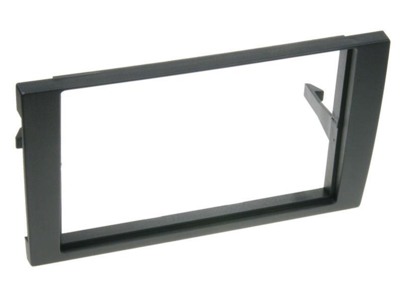 2-DIN monteringsramme - Sort