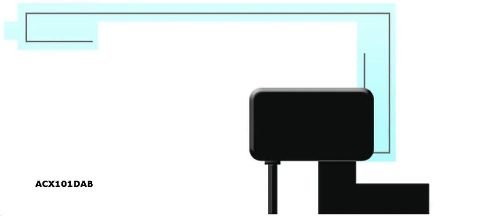 ACX Bytte antenne (10cm kabel)