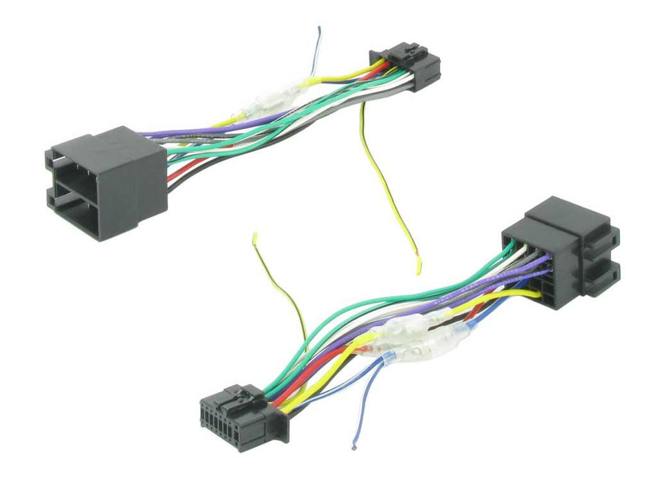 Kobler til 2 Pioneer ISO-kabel 