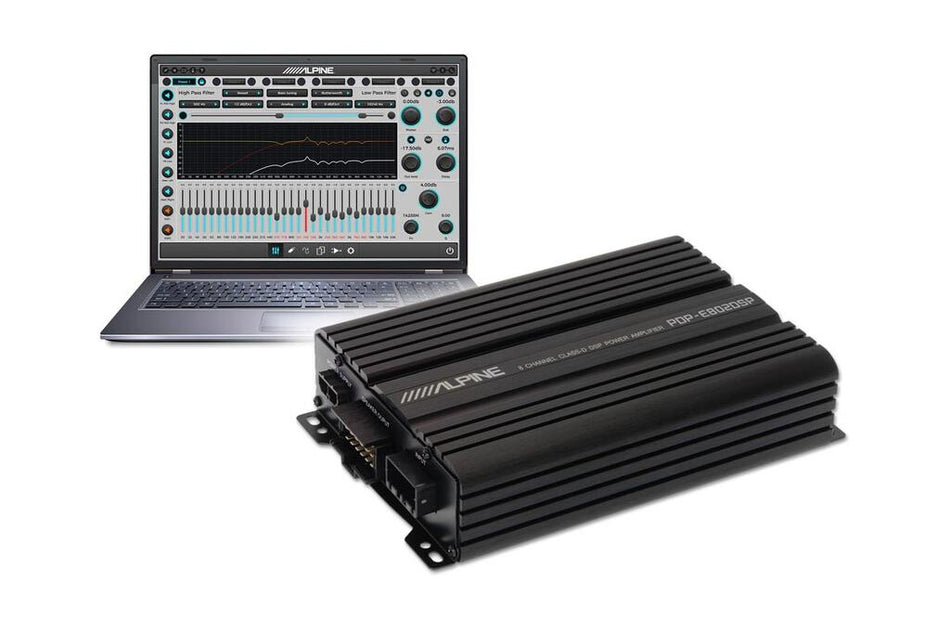 Alpine PDP-E802DSP - forsterker 700Watt